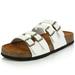DailyShoes Women's Fashion Multi Trap Gladiator Summer Beach Sandal Shoes, White PU, 5 B(M) US