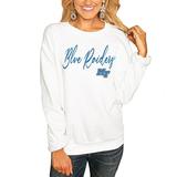 Middle Tennessee State Blue Raiders Women's Win the Day Pullover Sweatshirt - White