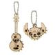 Disney UGears Stitch and Ukulele Wooden Keychains