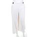 Pre-ownedDerek Lam 10 Crosby Womens Button Waist Culotte White Size 6 11653483