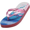 Norty Girl's Flip Flops for Beach, Pool, Everyday Sandal Shoe Runs One Size Small 41402-13MUSLittleKid Pink Flamingo