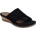 Women's Earth Origins Pearl Wedge Toe Loop Sandal