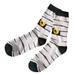 PWFE Men's Athletic Ankle Socks Thick Cushion Running Socks for Men&Women Cotton Socks Men's Moisture Control Crew Socks(Style 01)