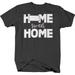 Home sweet home Kansas state native love Shirts for Men Large Dark Gray