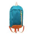 TureClos Backpack Zipper Oxford Cloth 10L Knapsack Adjustable Strap Shoulder Bag Rucksack for Outdoor, Blue and Orange