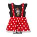 Disney Minnie Mouse Baby Girl Pinafore Dress & Top, 2 Piece Set