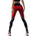 Womens High Waist Floral Print Yoga Pants Casual Slim Fit Sport Fitness Leggings Workout Active Wear Bottoms