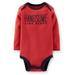 Carters Baby Clothing Outfit Long Sleeve Bodysuit Red Handsome Like Daddy