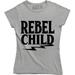 Rebel Child Funny Wild Side Of Childrens Saying Quote Women's T-Shirt