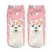 Hit Upon 1 Pair Women Low Cut Ankle Socks Funny Llama 3D Printing Socks Cotton Hosiery Printed Alpaca Socks