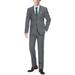 Mens Suit Slim Fit Formal Wool Suit Two Button 2-Piece Solid Notch Lapel Dress Suits for Wedding Business