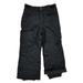 Girls Black Water Resistant Insulated Snowboard Snow Pants