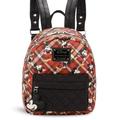 Loungefly Mickey Mouse Red Plaid Mini Backpack