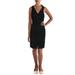 MAX + ASH Womens High Neck Party Bodycon Dress