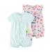 Child of Mine by Carter's Baby Girls' Rompers, 2-pack