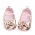 Taykoo PU Leather Baby Boy Girl Baby Moccasins Shoes Bow Fringe Soft Soled Non-slip Footwear Crib Princess shoes