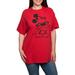 Disney Mickey Mouse Classic T-Shirt Short Sleeve Red (Women's, Women's Plus)