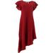 Isaac Mizrahi Petite Pebble Knit Dress Asymmetric Women's A308007