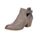 Fergalicious by Fergie Womens Banger Ankle Almond Toe Booties