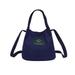 Suzicca new Korean version of literature and leisure casual shoulder canvas Messenger bag female mini bag small fresh Sen bucket bag Navy