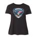 Inktastic America with Eagle Shield and Banner Adult Women's Plus Size T-Shirt Female