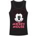 Disney Junior Tank Top Smile Mickey Black Red Medium