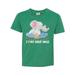 Inktastic I Love My Great Uncle Cute Elephants with Moon and Stars Teen Short Sleeve T-Shirt Unisex Retro Heather Green XL