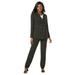 Jessica London Women's Plus Size Double-Breasted Pantsuit Set