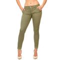 VIP Jeans Juniors Plus Size Skinny Casual Pants in Green, Khaki, White, Black or Navy