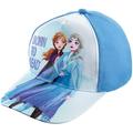 Disney Frozen Kids Baseball Hat, Elsa and Anna Baseball Cap for Girls Ages 4-7 Blue/White
