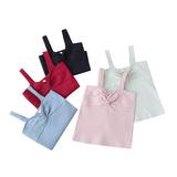 Baby Summer Clothing Toddler Baby Girl Clothes Sleeveless Solid Vest Tops Camisole