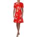 Lauren Ralph Lauren Womens Baba Payson Crepe Pleated Mini Dress