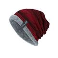 Sunisery Men's Knitted Fleece Cap Winter Warm Baggy Beanie Knit Hat Snow Caps