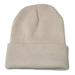 Clearance Sale Beanies Knitted Solid Color Cute Hat Fluorescent Woolen Hat Knitted Hat Cap Winter Hat Casual Hat For Women beige