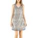 Allegra K Women's Sequin Fringe V Neck 1920s Sleeveless Party Mini Dress