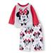 Minnie Mouse Baby Toddler Girl Long Sleeve Microfleece Pajamas, 2Pc Set