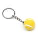 1pcs Tennis Ball Keychains, Keychain Accessories for Womens and Mens, Chain Key Ring Decoration Gift for Sport Fans(3.8cm/1.49in/yellow)