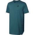 NEW Nike AV Lebron James Striped Men's Size S Athletic T-Shirt 877086 374 Gray