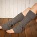 Women Legwarmers Winter Warm Crochet Knit Fur Trim Leg Warmers Cuffs Toppers Boot Socks Autumn Winter Warm Socks