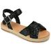 Brinley Co. Womens Raffia Espadrille Sandal