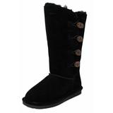 Bearpaw Women's Lori Black Ii Mid-Calf Suede Snow Boot - 10M