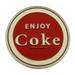 Coke Coca Cola Text Belt Buckle Bottle Co Drink Red Drink Fountain Metal Men New