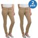 No Boundaries Juniors Super Soft & Stretchy Skinny Jeans (Denim and Color Washes) 2pk Value Bundle
