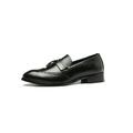 Avamo Mens Smart shoes, Slip On Formal Dress Shoe Available in Black, Yellow, and Red