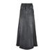 Women's Casual Long Jean Skirt Vintage Demin Skirt