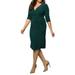 Kiyonna Vixen Cocktail Dress Green