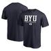 BYU Cougars Fanatics Branded True Sport Football T-Shirt - Navy