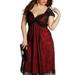 Sexy Dance Women Plus Size Lace Overlay Gothic Dress Deep V-neck Short Sleeve Dress For Daily Wedding Evening Party Gown