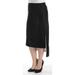 DKNY $298 Womens 1121 Black Hi-Lo Casual Skirt XS B+B