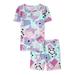 The Children's Place Girls Short Sleeve Squishies Print Snug Fit Cotton Pajamas, Sizes 4-16